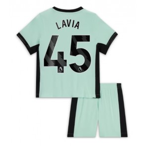 Chelsea Romeo Lavia #45 Replika Babytøj Tredje sæt Børn 2023-24 Kortærmet (+ Korte bukser)